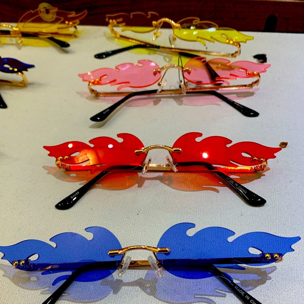 Drippy swag Fire sunglasses 🔥🕶❤️👓💕🥽